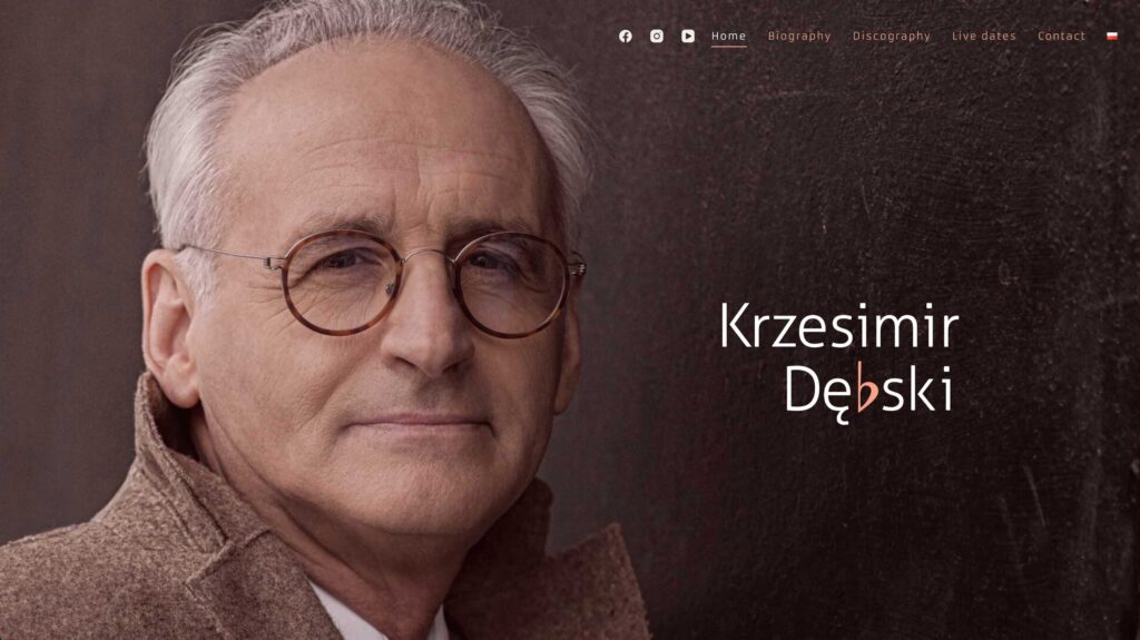 Strona infernetowa Krzesimira Dębskiego